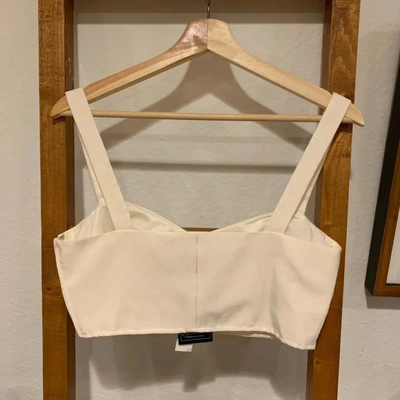 JILL STUART NWT 2 Piece Dress Faille Maxi Ball Skirt Bustier Crop Top - Picture 9 of 9